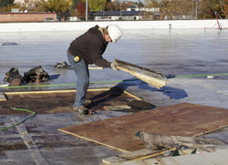 commercial flat roof replacement